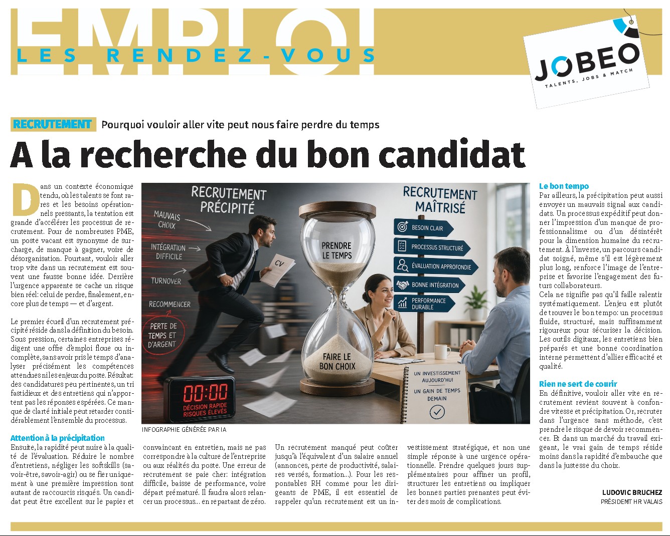 A la recherche du bon candidat