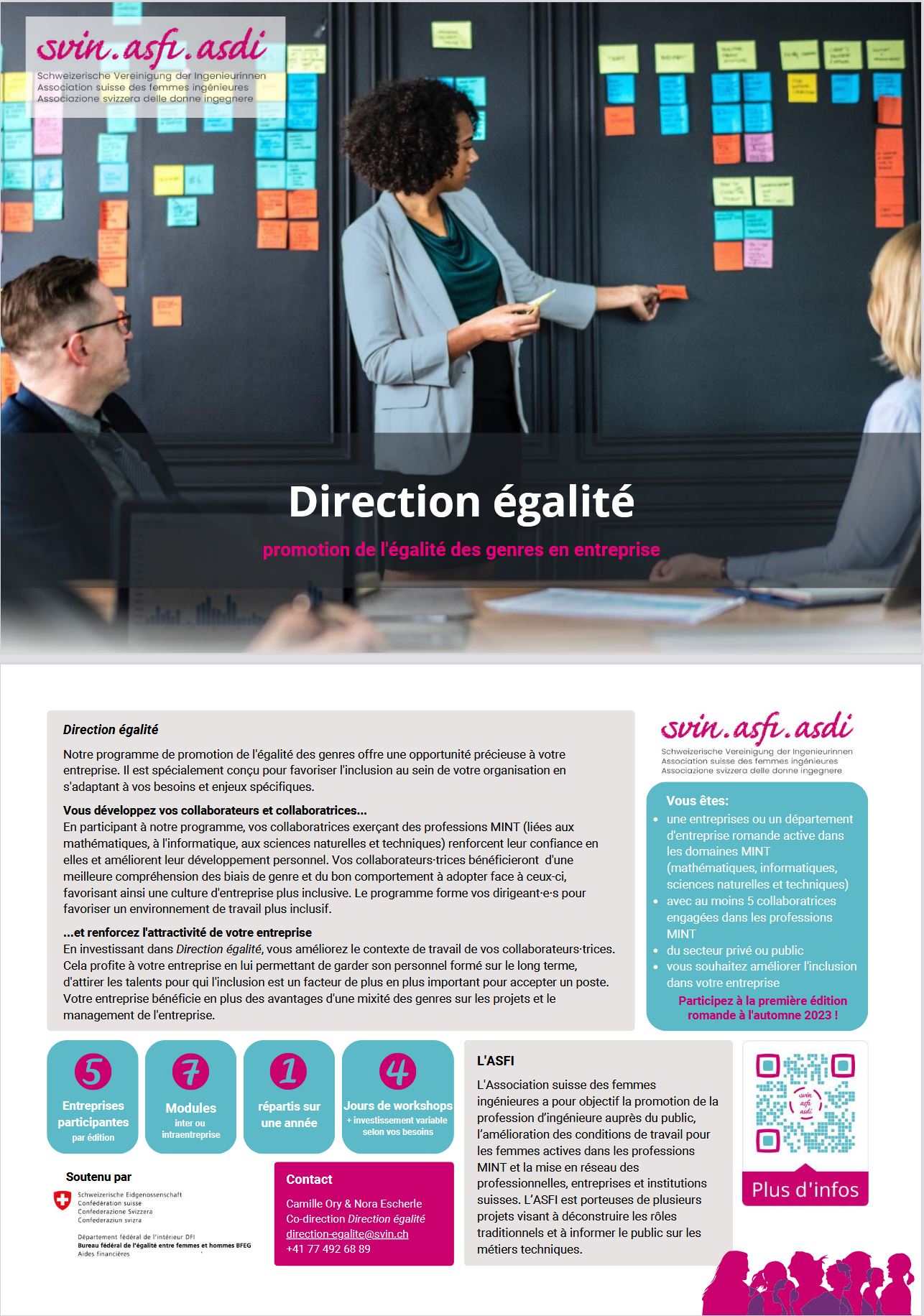 Direction égalité flyer